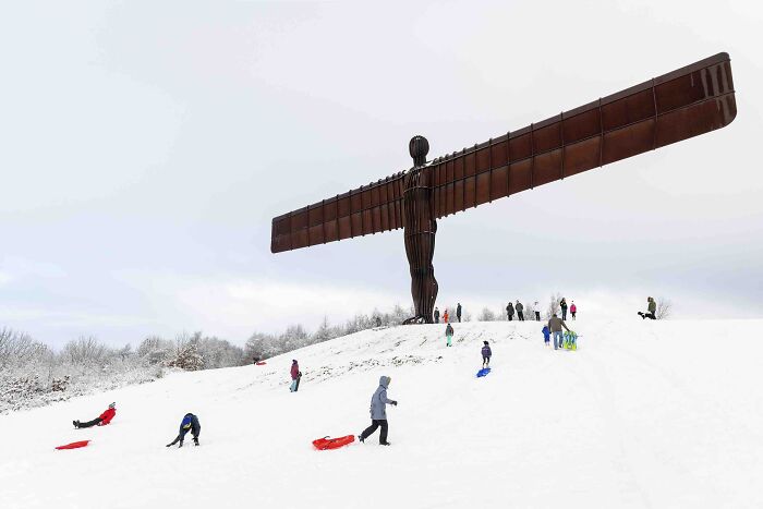 Urban Life Highly Commended: Ian Taylor, 'Winter Games', Tyne And Wear
