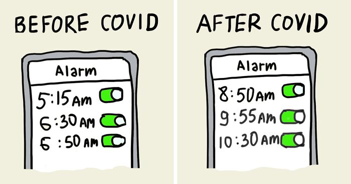 My 8 Comics That Compare Life Before And After Covid