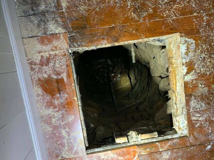 Man Discovers Secret 30 ft Well Inside His Friend’s 1843 House After Breaking Through The Floorboards