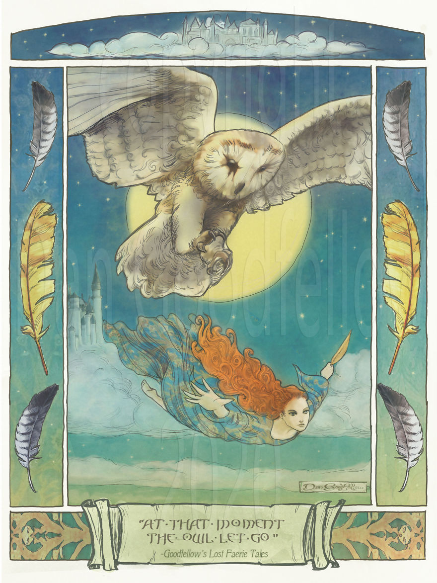 I've Started Illustrating Imaginary Faerie Tales, And So That Anyone Can Be Inspired To Write Their Own Stories About Them.