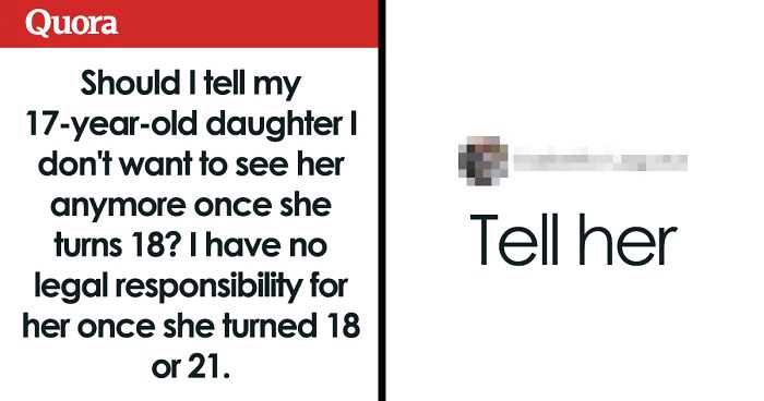 Parent Asks How To Tell Her Kid She Doesn’t Want To See Her Anymore Once She Turns 18, Gets Shut Down