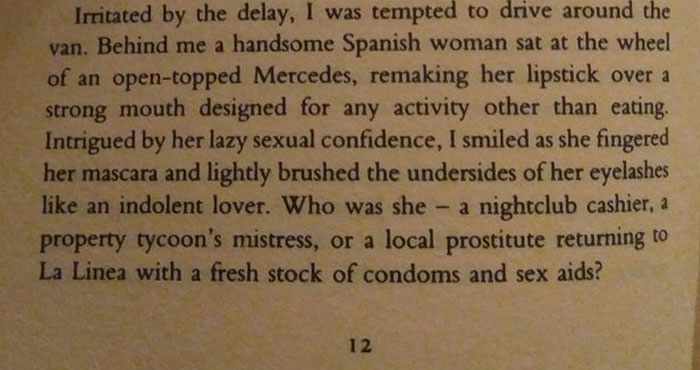 Ah Yes, The Only Three Professions A Woman Can Hold (Cocaine Nights, Jg Ballard)