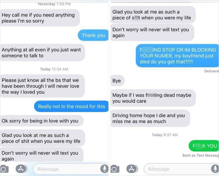 A Facebook Friend Had Her BF Pass Away Recently, And She Shared This Experience From A "Nice Guy"