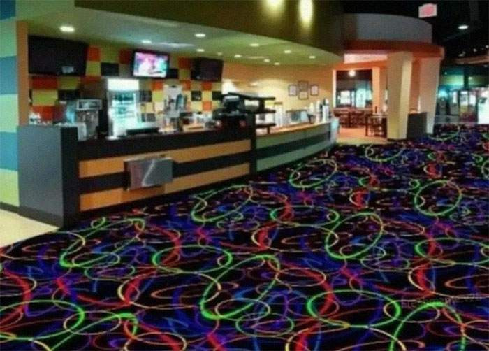 This Movie Theater Carpeting