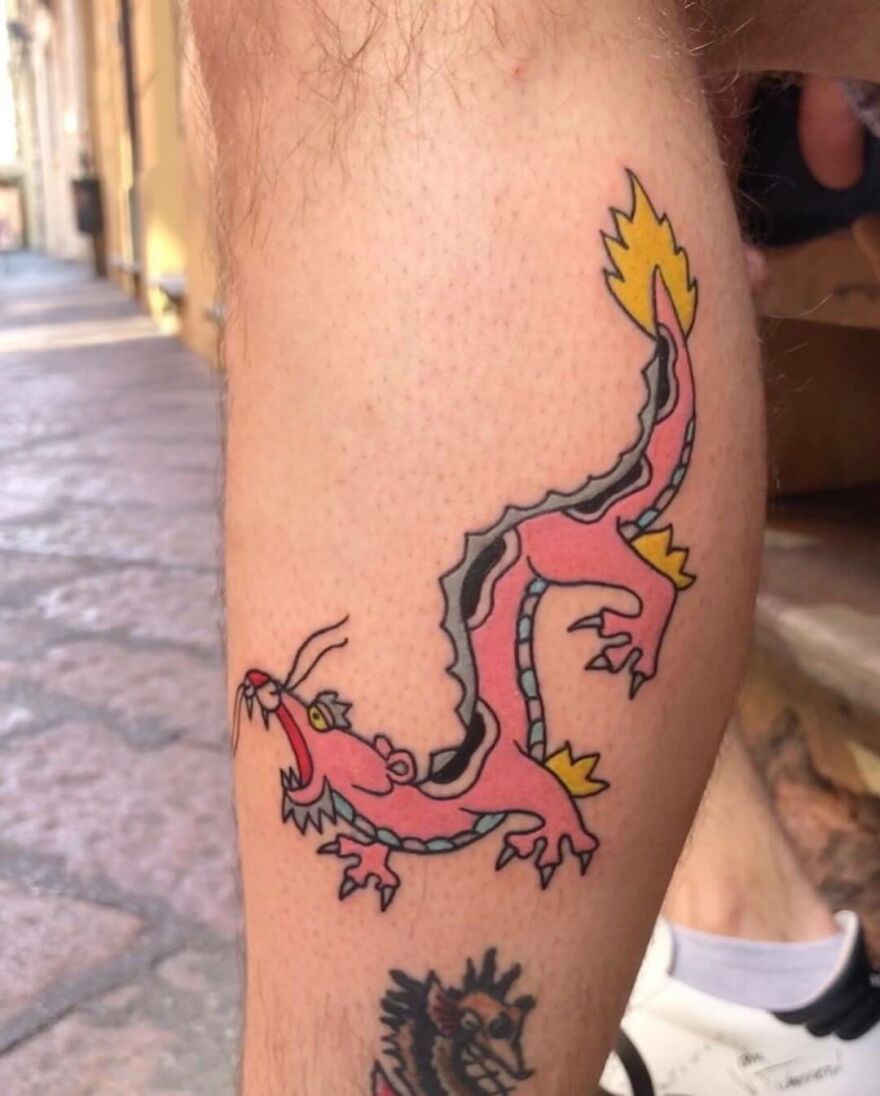 Best Pink Panther Nostalgia Tattoos
