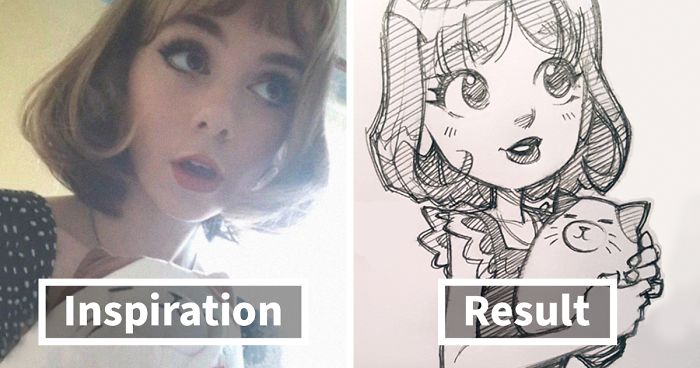 Artist Takes Pictures Strangers Send Him And Creates Cartoon Characters (30 New Pics)