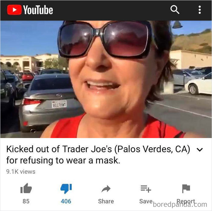 Karen Goes To Trader Joe’s Without A Mask, Employees Ask Her To Put On A Mask Or Leave, She Refuses & Makes A Commotion Because It’s Her “Civil Liberty”, Then Posts It On Youtube