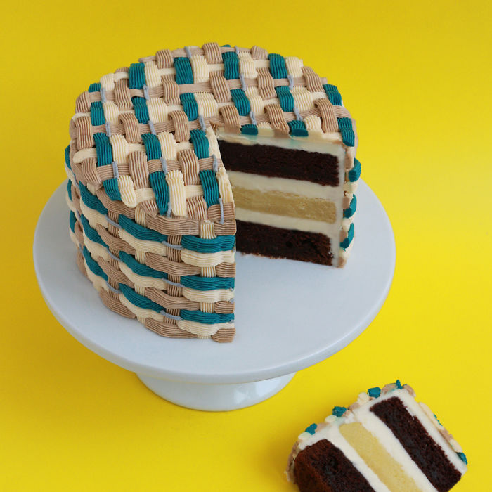 LA-Based Baker Creates Stunning Cakes That Look Like Fancy Persian Rugs