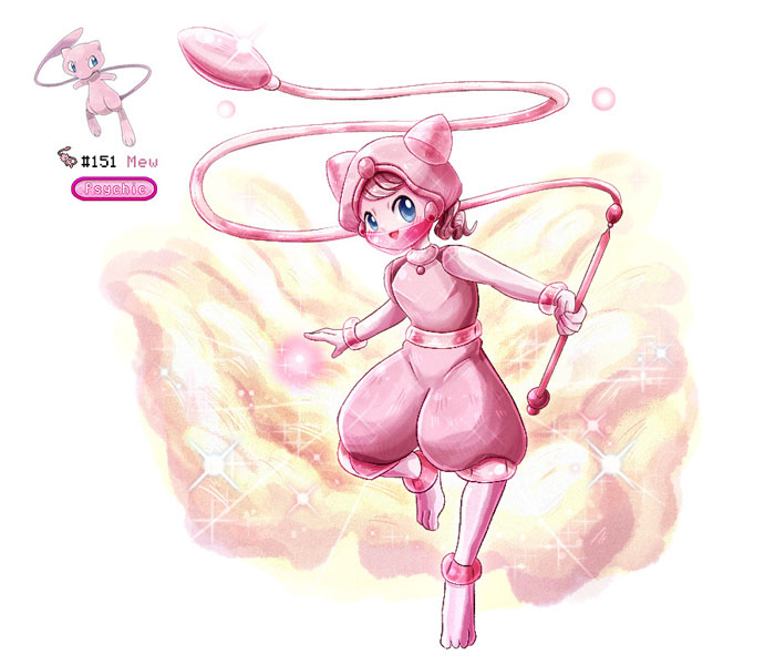 My 17 Reimagined Pink Pokémon As Human-Like Characters