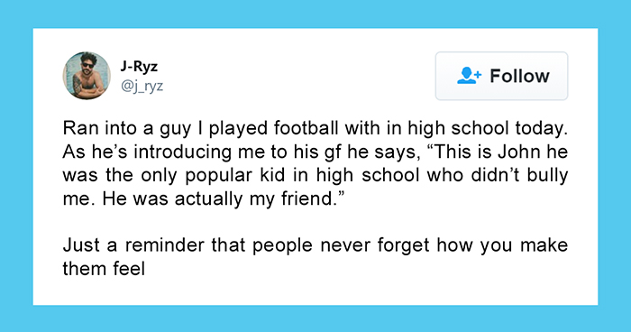 24 People Share Their Bully Stories After This Guy Tweeted How He Was Introduced As ‘The Only Kid Who Didn’t Bully Me’