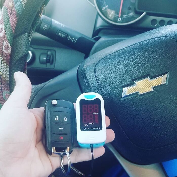 You May Have Pregnancy Brain If You Pull Out Your Pulse Oximeter To Try To Unlock Your Car