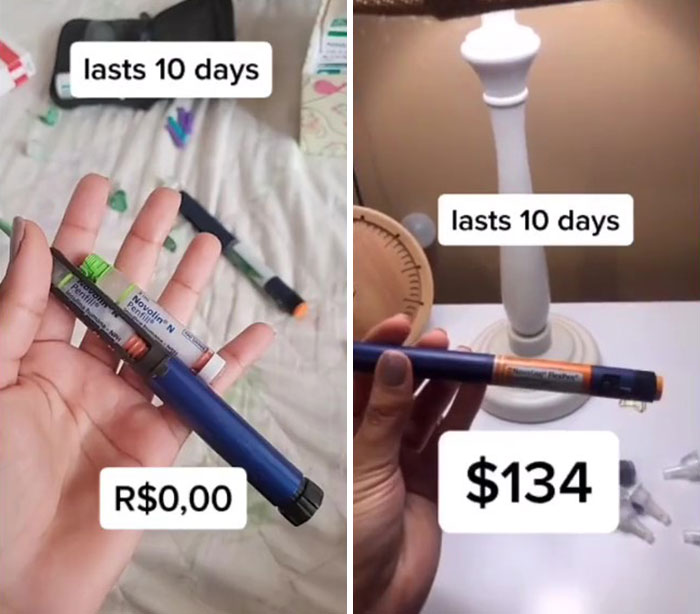 Two TikTokers From The US And Brazil Compare Insulin Prices And The Difference Is Surprising