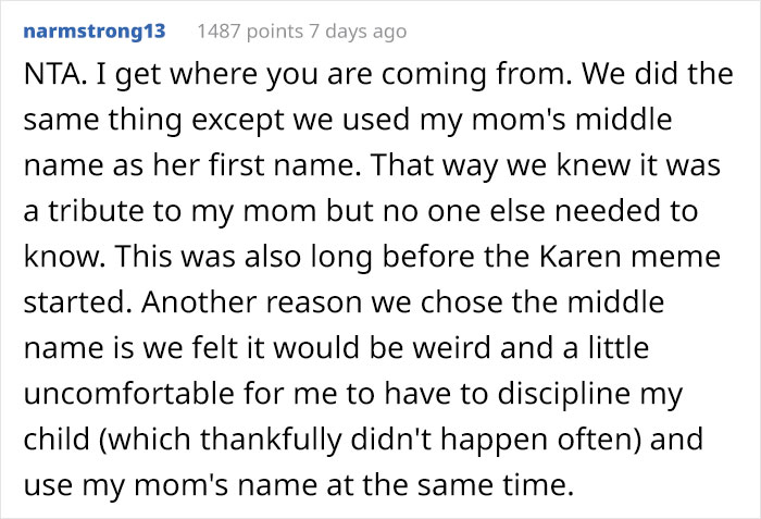 Dad Refuses To Call His Daughter Karen Like His Wife Wants, Asks The Internet If He’s A Jerk