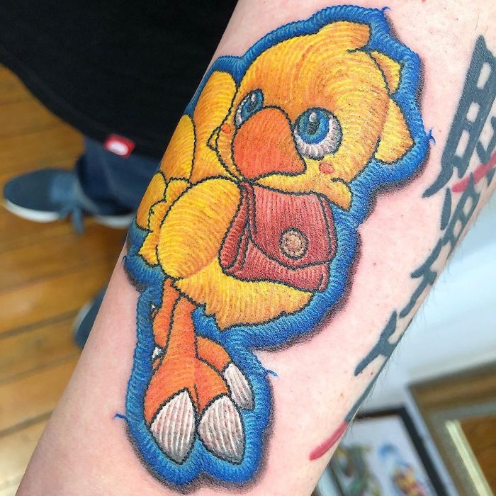 This Tattoo Artist Inks Designs That Look Like Pop Culture Patches On Skin  (44 Pics)