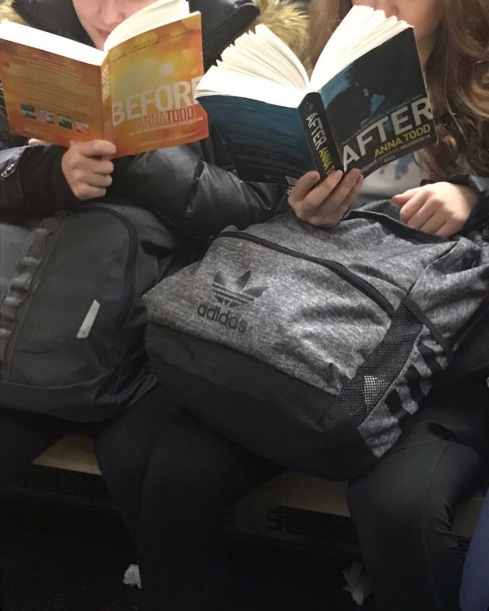 30 Times Commuters Saw Others Reading Such Strange Books While On The Subway, They Just Had To Document It
