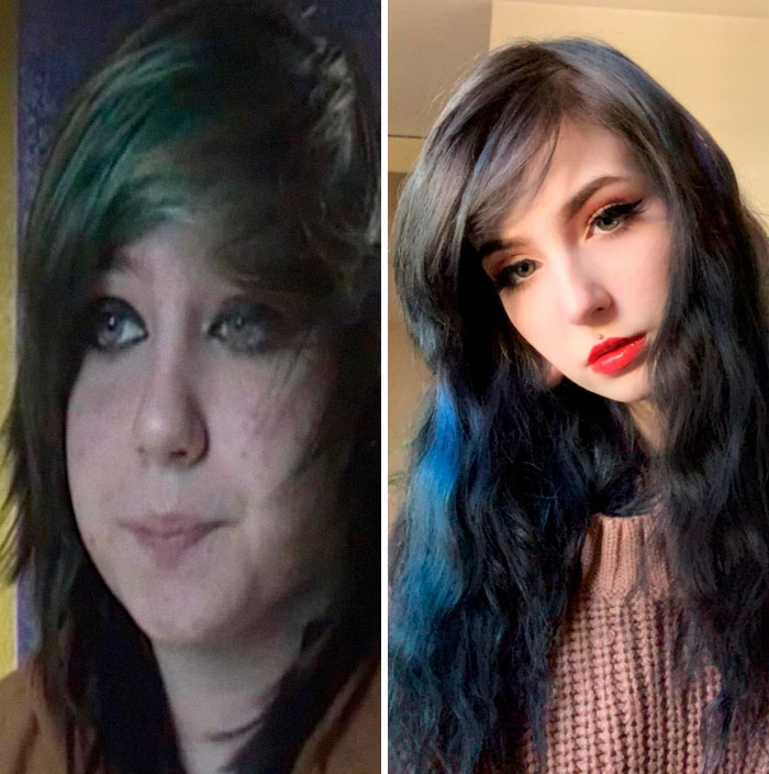 14 To 20, Lost Weight, Took Care Of Myself And Stopped Cutting My Hair