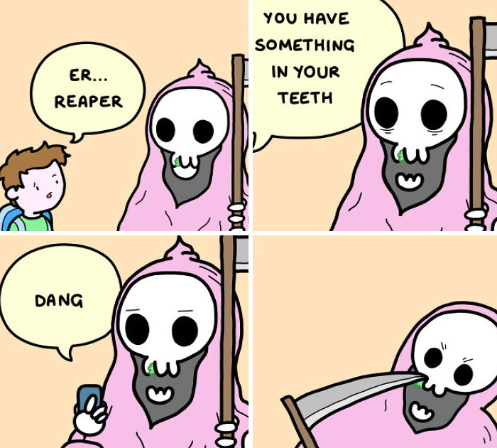 My Wholesome Comic About The Pink Grim Reaper Is Here To Get You Through The Rest Of 2020 (39 New Pics)