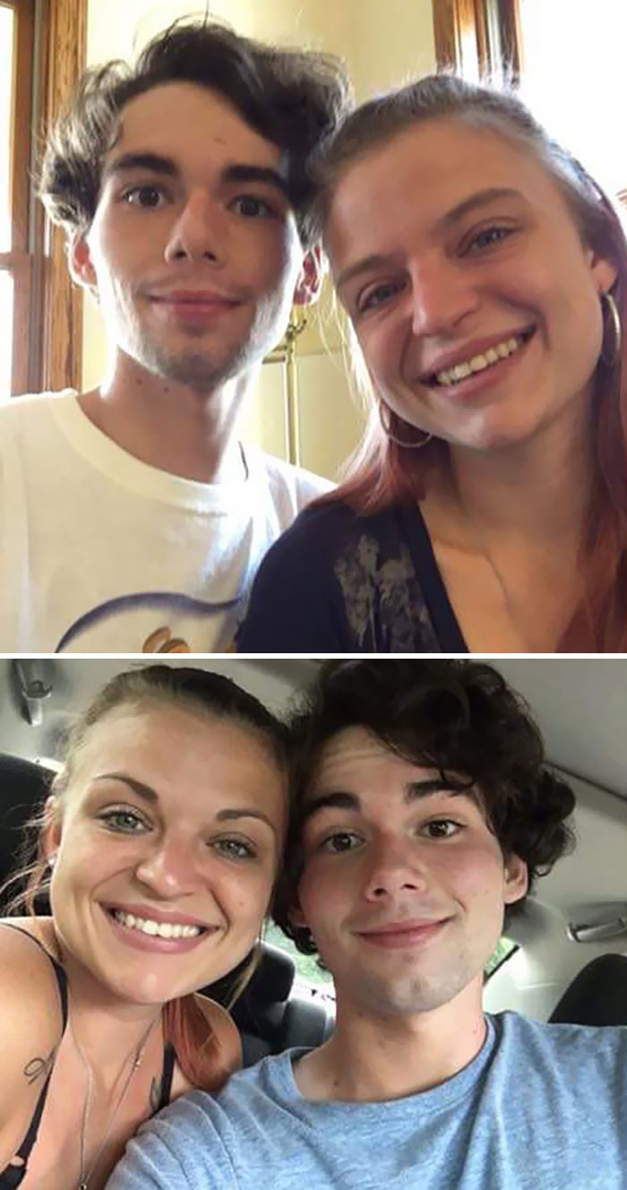 My Ex-GF And I Went To Rehab On The Same Day, October 23, 2017. Today Marks 3 Years Clean From Heroin For Both Of Us. Top Pic Is Around Fall 2015, Bottom Pic Was Last Week
