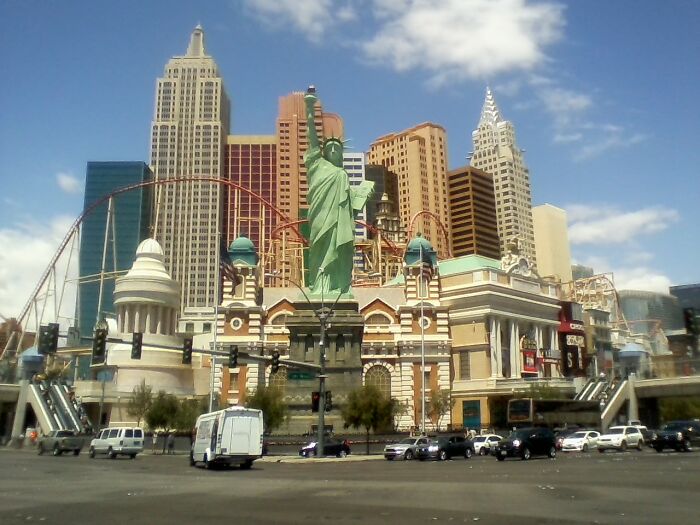 Las Vegas Vacation 2015. Taken From A Moving Car With A Flip Phone. We Had A Great Time.