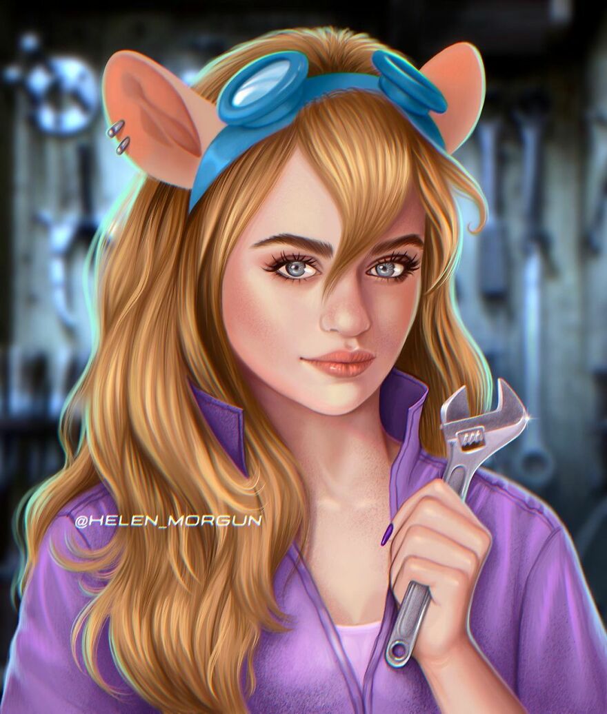 Joey King As Gadget Hackwrench