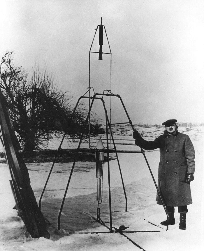 Robert H. Goddard And His Invention, The First Liquid Rocket (1926)