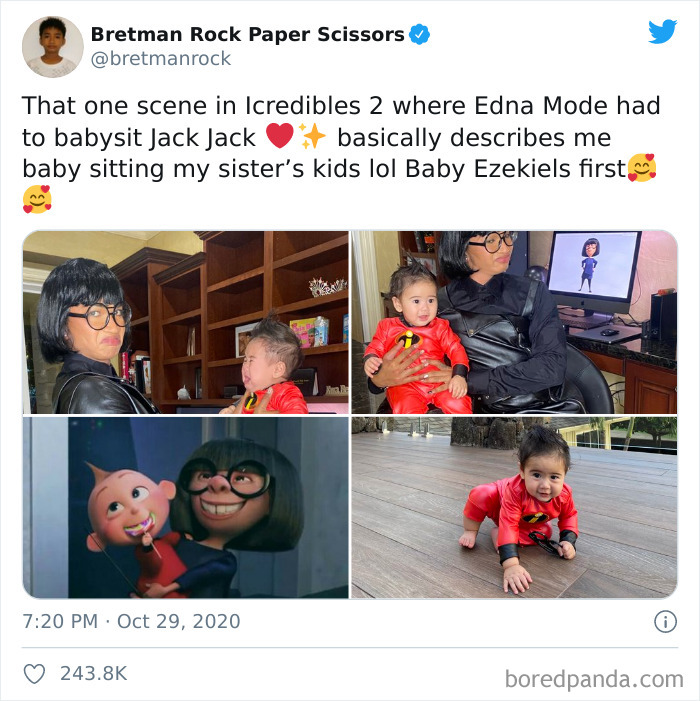 Edna Mode And Baby Jack Jack