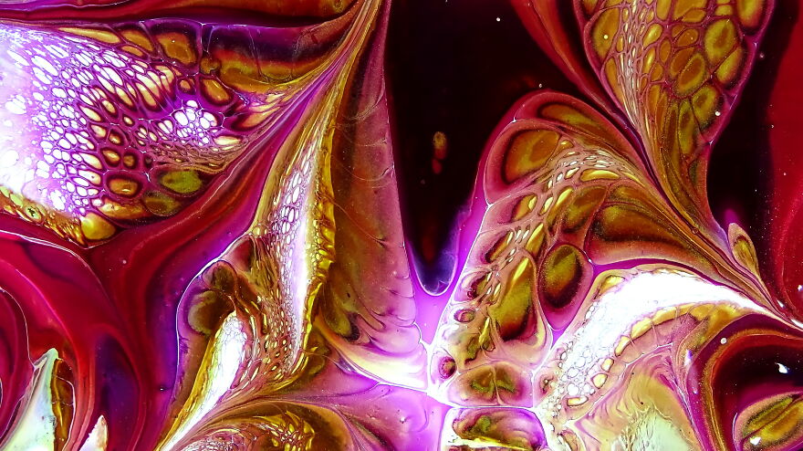 Modified Bloom ~ Acrylic Pour Painting ~ Fluid Art Modified Bloom ~ Acrylic Pour Painting ~ Fluid Art