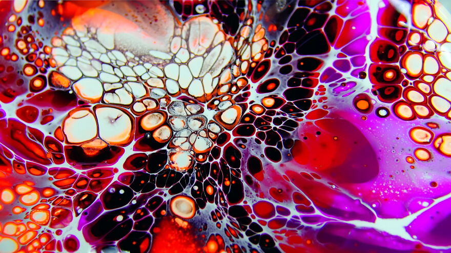 Same Colours Different Order ~ Acrylic Pouring On Coasters ~ #staycreative