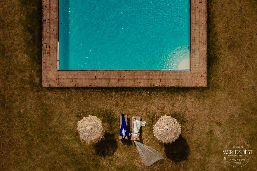 This Wedding Day Drone Shot That’s Satisfyingly Symmetrical By Eppel Fotografie