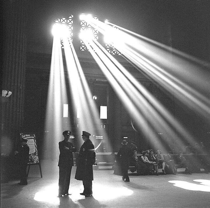 The Waiting Room Of Chicago's Union Station (1943)