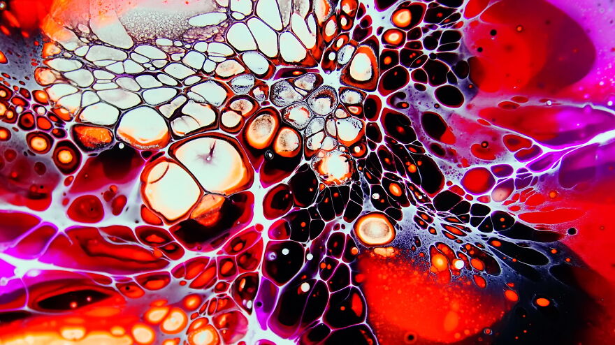 Same Colours Different Order ~ Acrylic Pouring On Coasters ~ #staycreative