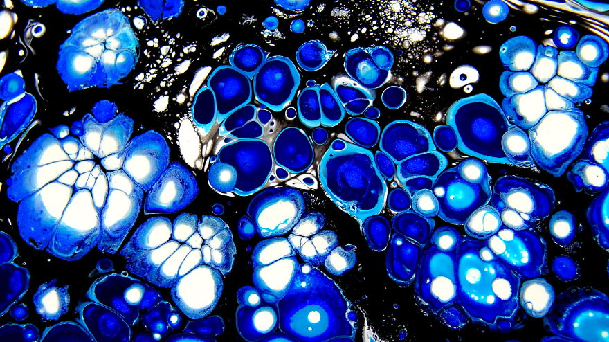 Pearlescent Blooms ~ Acrylic Pour Painting ~ #staycreative ~ Fluid Art Pearlescent Blooms ~ Acrylic Pour Painting ~ #staycreative ~ Fluid Art
