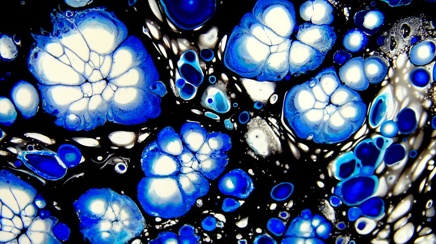 Pearlescent Blooms ~ Acrylic Pour Painting ~ #staycreative ~ Fluid Art Pearlescent Blooms ~ Acrylic Pour Painting ~ #staycreative ~ Fluid Art