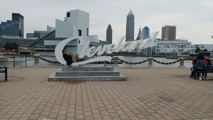 The Cleveland Sign In Cleveland, Oh. Great Place To Live.