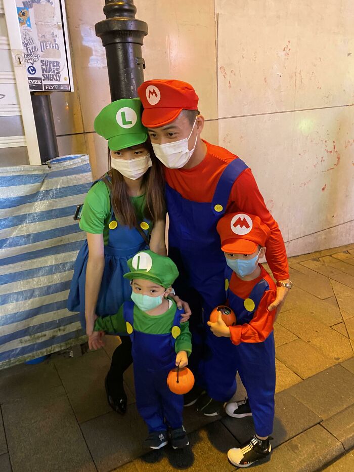 I Just Saw This Cute Mario Family