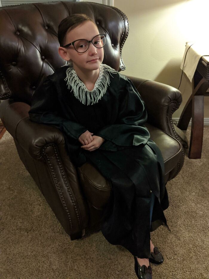 Mi sobrina como la jueza Ruth