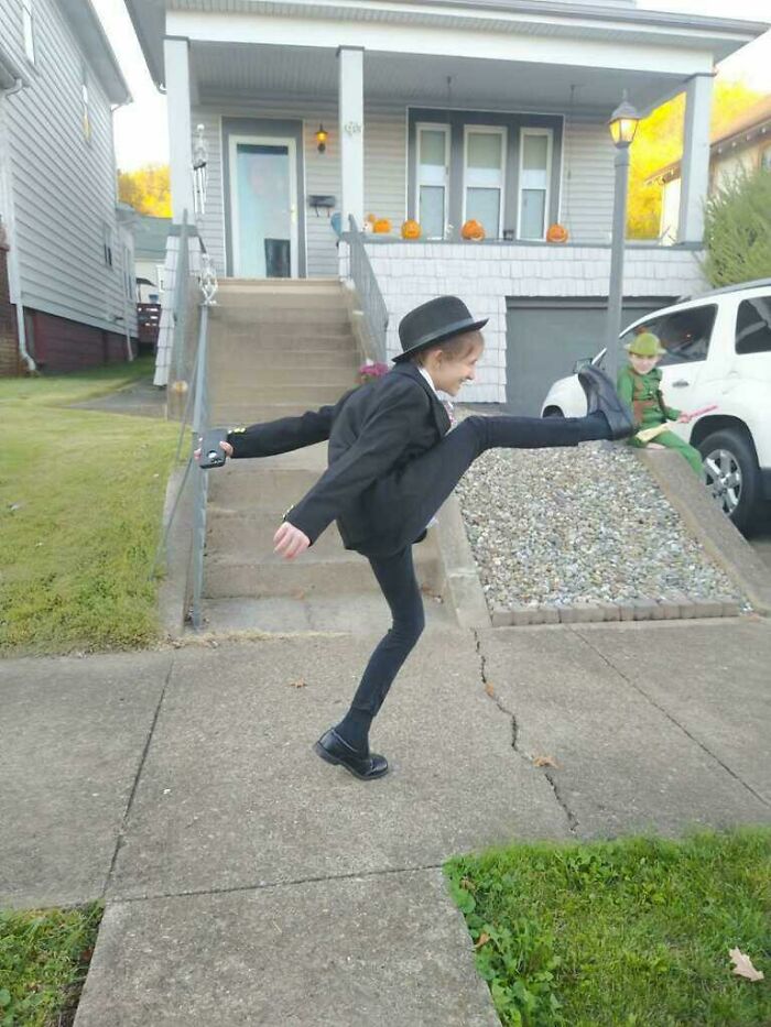 My Daughter Nailed Her Minister Of Silly Walks Costume