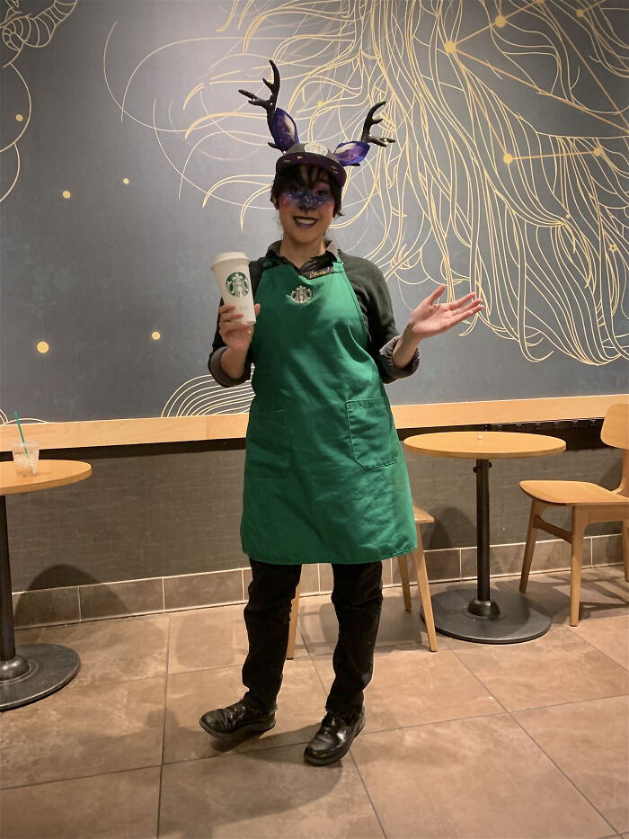 Only One Who Dressed Up At Work Today. I’m A Star-Buck