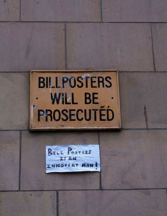 Bill Posters Is Innocent!
