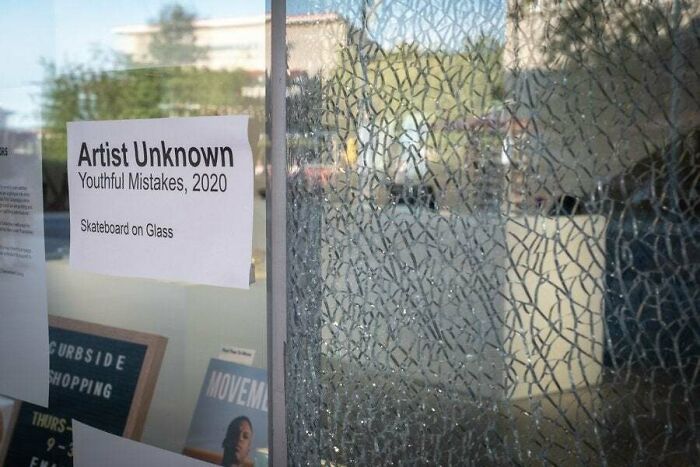 Smashed Window Becomes Public Art At North Vancouver Gallery