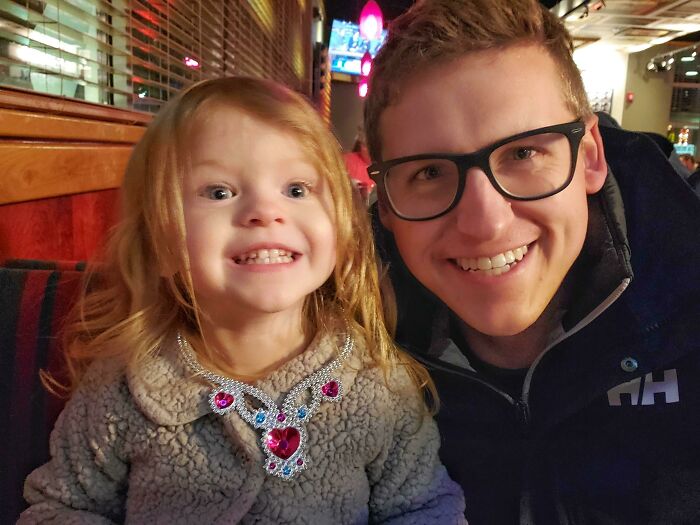 My Daughter Has Had A Hard Time Adjusting To A New Little Sister Born A Month Ago. I Took Her Out On A Daddy-Daughter Date Tonight To Reassure Her That She's Still My Little Princess