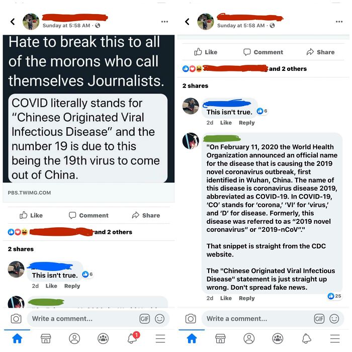 Facebook User Tries To Spread Misleading Meme, Gets Shut Down Quickly