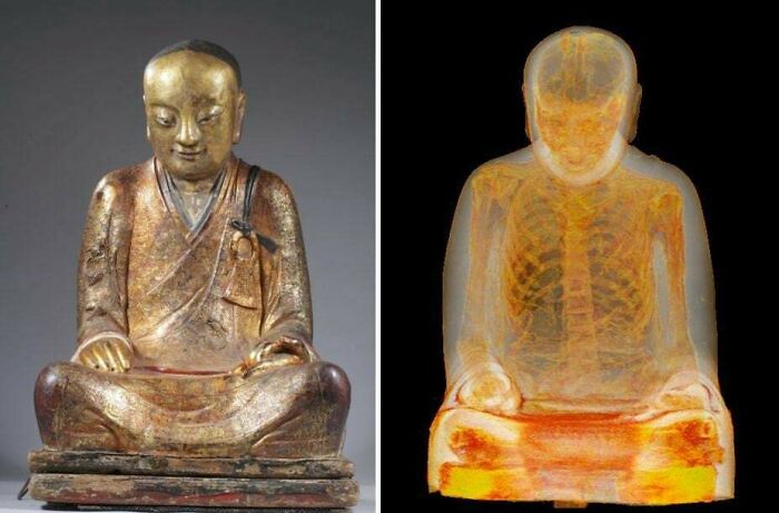 Ct Scan Of 1,000-Year-Old Buddha Sculpture Reveals Mummified Monk Hidden Inside