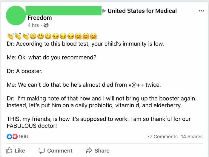 Why Do Anti Vax Always Make Up Crap Like This?