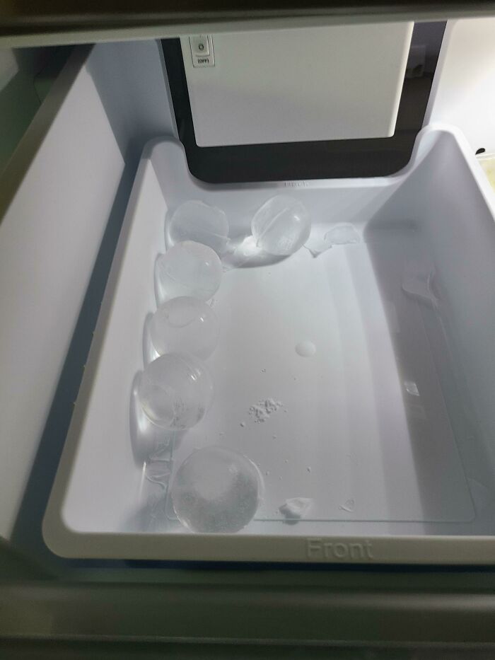 My Freezer Produces Ice Spheres Rather Than Ice Cubes