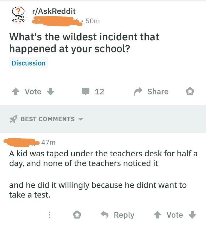 Because Someone Taped Underneath A Desk Is Super Easy To Miss