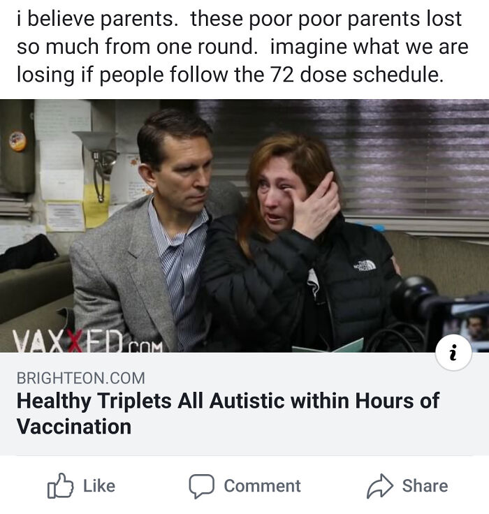 All Three Came Down With Autism Within Hours Of Getting Vaccinated
