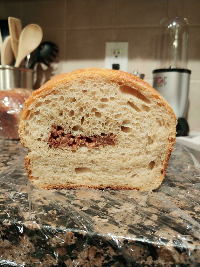 Spent 12 Hours Making "Cinnamon Swirl" Sourdough Bread