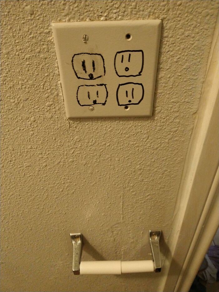 I Was Told There Would Be An Outlet In This Bathroom Before I Moved In