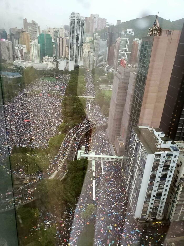 The Protest Rally In Hong Kong Right Now